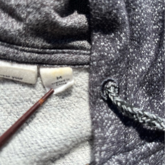 Men's TenTree Hoodie Gray Logo M Camp Hike Outdoor Climb Full Zip Casual College - Picture 4 of 12